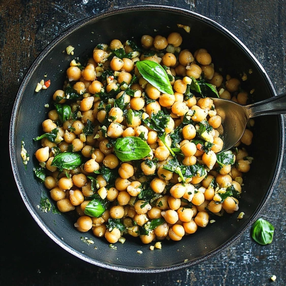 chickpeas basil pine nuts - Article 1